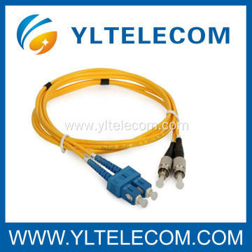 SC To FC Fiber Optic Patch Cord Pigtails And Fiber Patch Cord , Bundle Ribbon Fiber Patch Cord